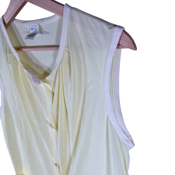 Set 2 VTG JCPenney Women's Medium Satin Pajama Tops Blouses 1960s 1970s Sleep - Picture 6 of 12